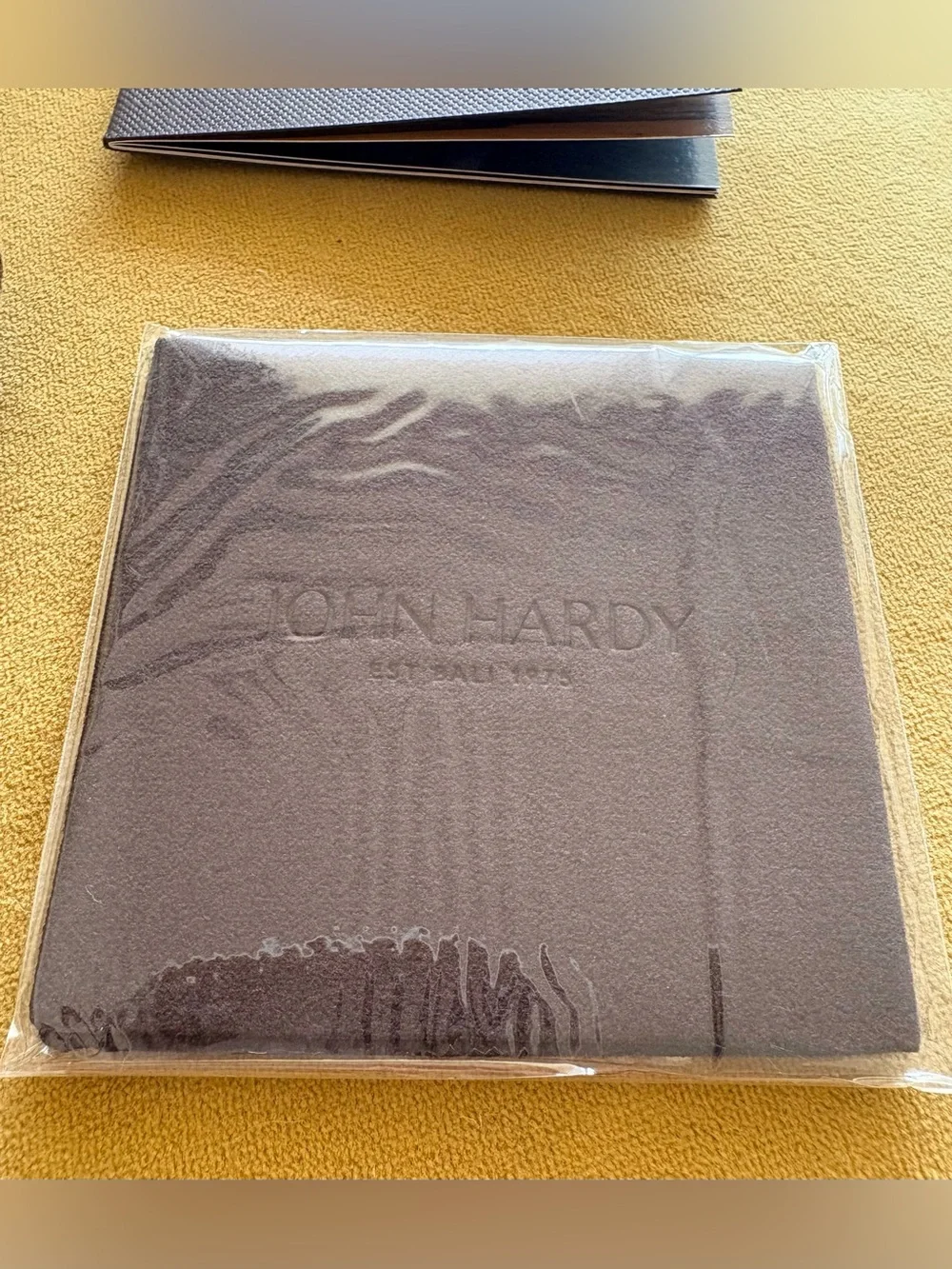 John Hardy Luxury Jewelry Gift Box Set with Travel Pouch, Cloth & Booklet